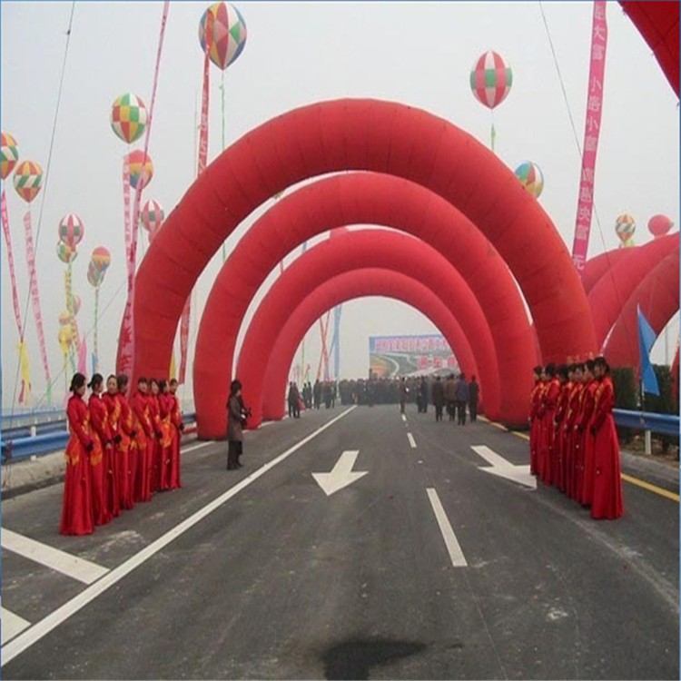 柳州开业纯红拱门